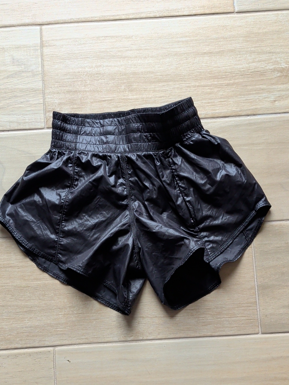 Lululemon Athletica Women's Black Athletic Running Shorts - Size 0